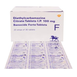 바노시드 포르테 (구연산디에틸카바마진 100mg)